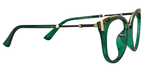 RAPTR EMERALD cateye prescription glasses — product view 6