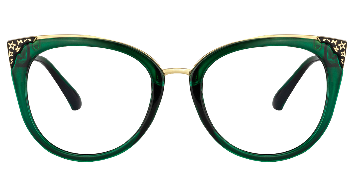 RAPTR EMERALD cateye prescription glasses — product view 1