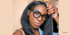 RAPTR NOIR cateye prescription glasses — product view 2