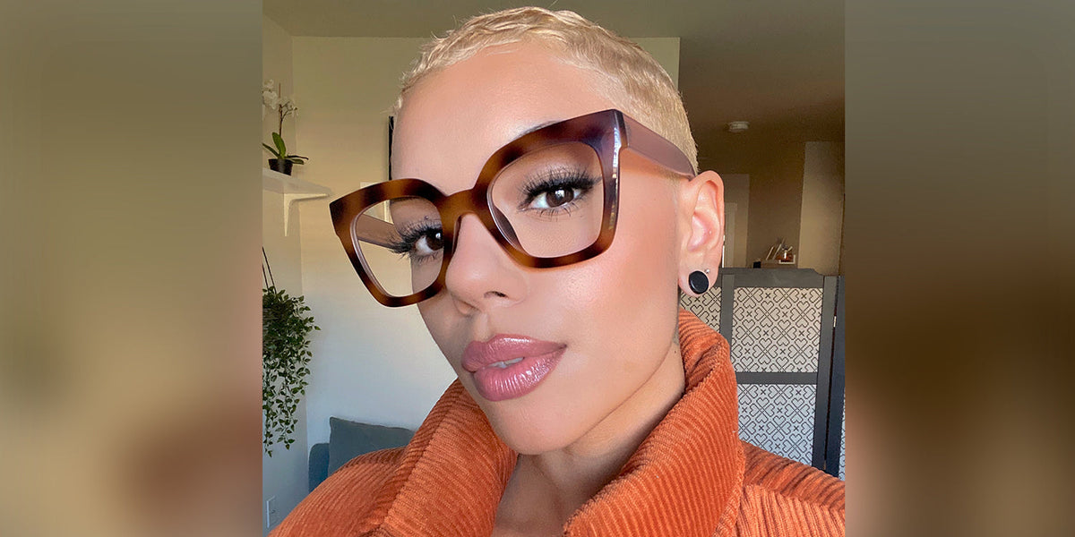 RAPTR NOIR cateye prescription glasses — product view 17